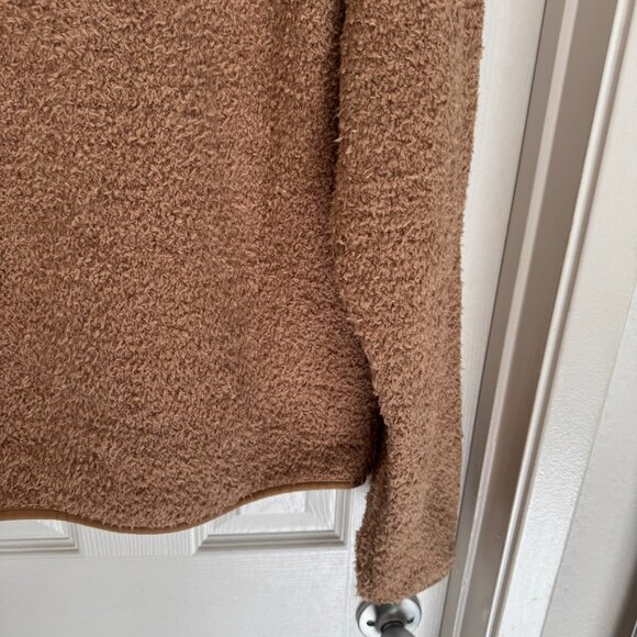 NWOT, Skims Cozy Knit Pullover Sweater, Camel (Nutmeg Brown Color), Size S/M - Picture 13 of 16